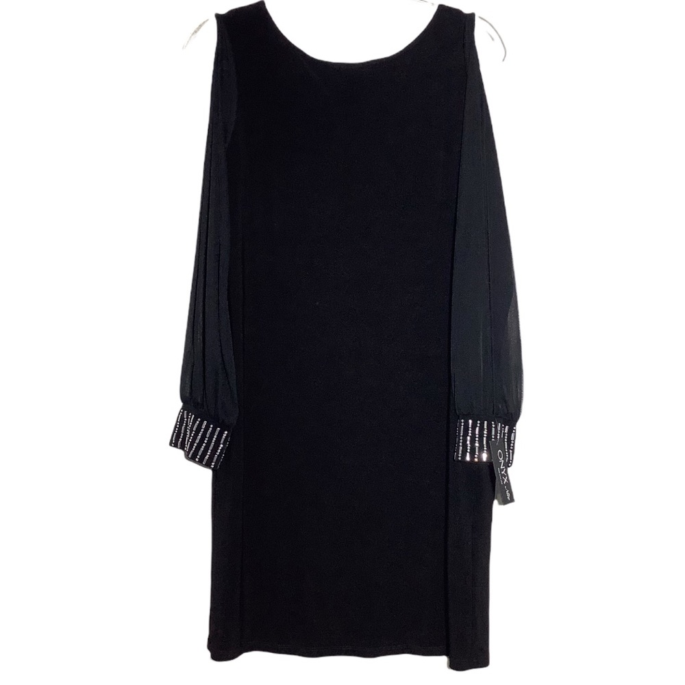 ONYX NITE BLACK DRESS. Size 6